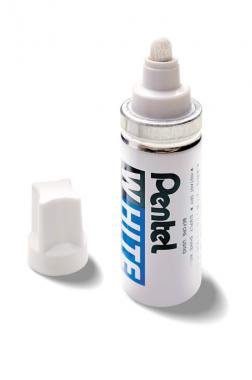 Pentel lakkmarker kerek hegyű 3,9 mm bliszteres - fehér
